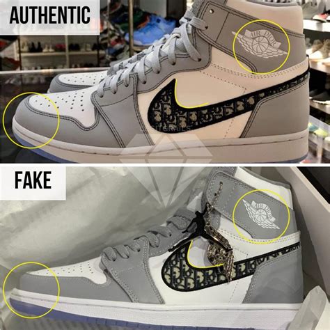 jordan dior fake vs real|authenticate jordans.